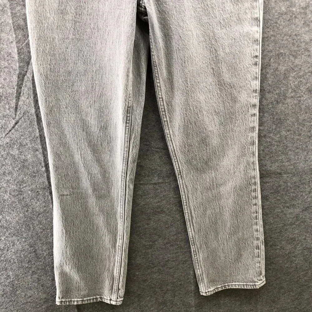 Abercrombie & Fitch 90s Ultra High Rise Curve Love Jeans Women 24/00S Gray Denim - Picture 10 of 10